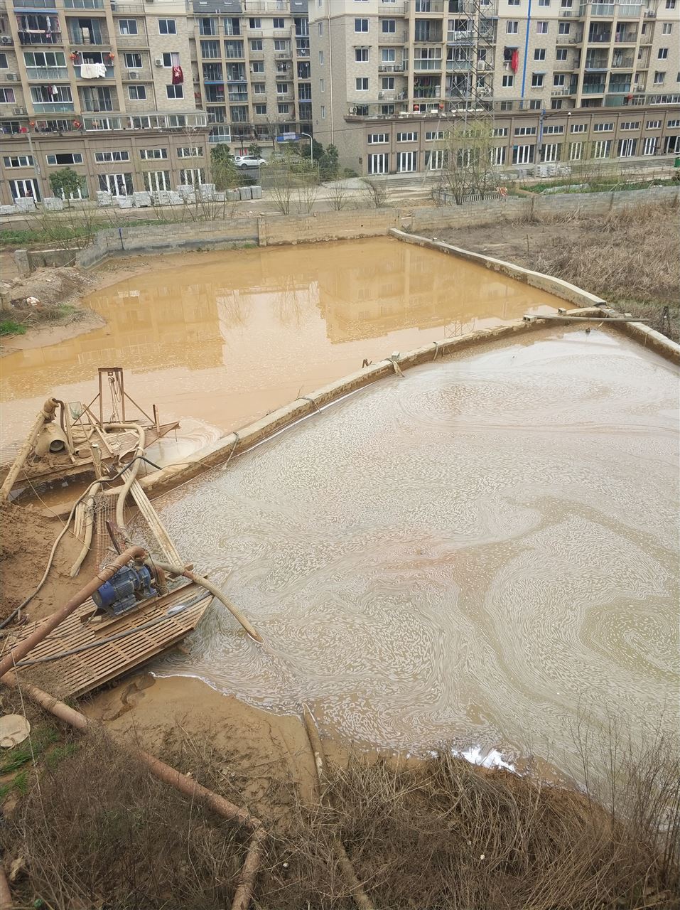 企石镇沉淀池淤泥清理-厂区废水池淤泥清淤