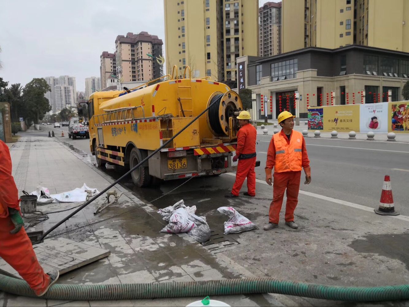 企石镇排污管道清淤-管道清洗